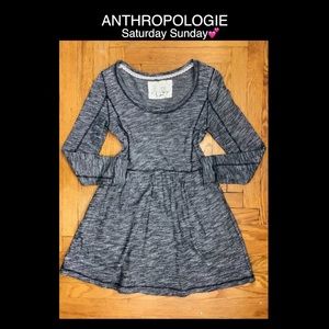 Saturday Sunday💕 ANTHROPOLOGIE Gray S Dress